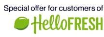 Special welcome offer for customers of Hello Fresh